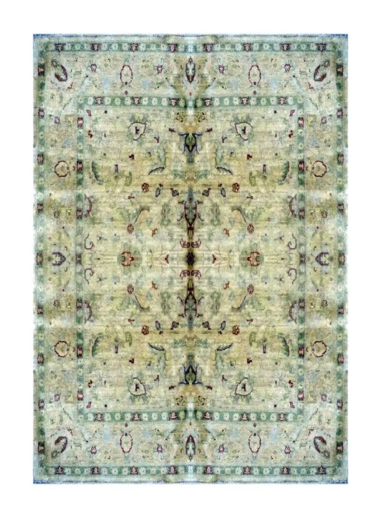 One Of The Kind Pakistani Hand-Knotted Rug 5'0" x 5'0"